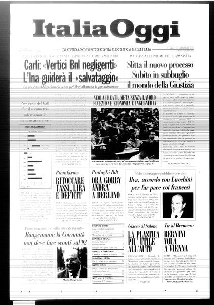 Italia oggi : quotidiano di economia finanza e politica